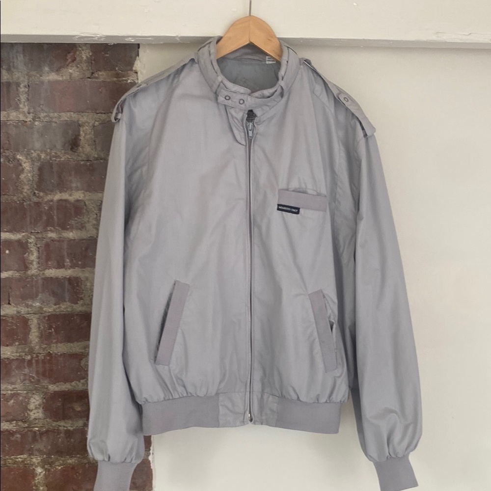 Men's Gray Vintage Members Only Jacket